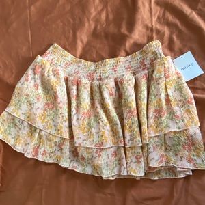 NWT Forever21 floral skirt